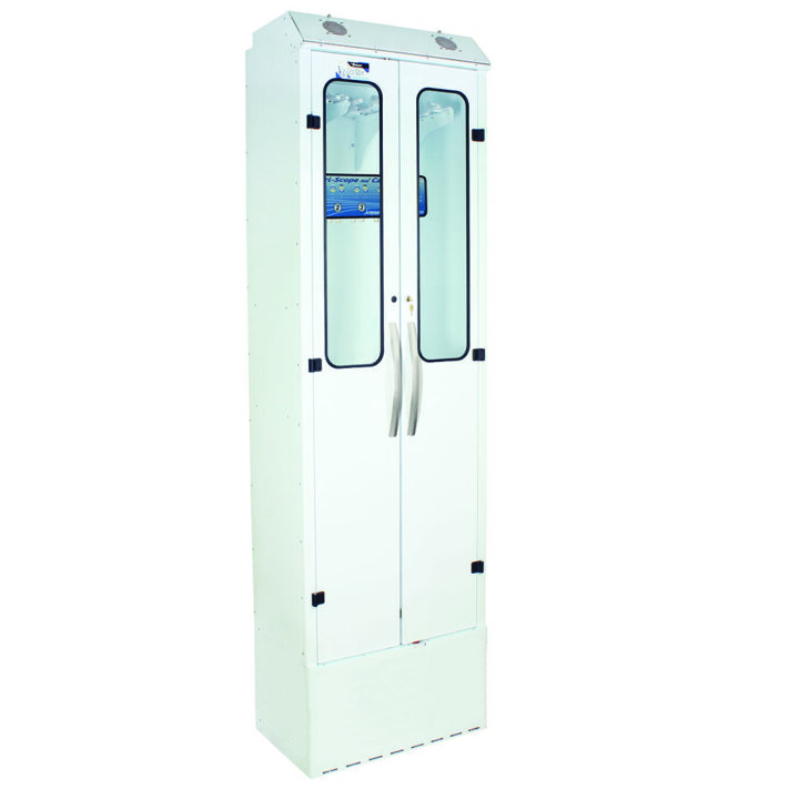 SC9430DRDP-DSS2310 White Enteroscope Cabinet with Channel Drying - Quarter Right