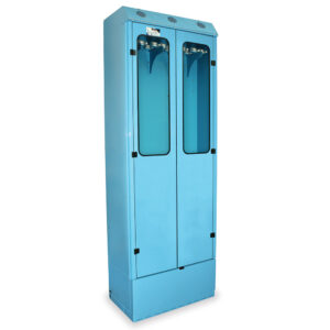 SC9436DRDP Light Blue Enteroscope Drying Cabinet - Quarter Right Closed