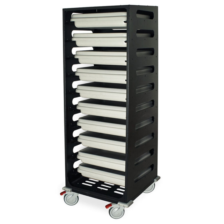 Scope Container Transport Cart with Ten Scope Tray Capacity, STC-SH10L ...
