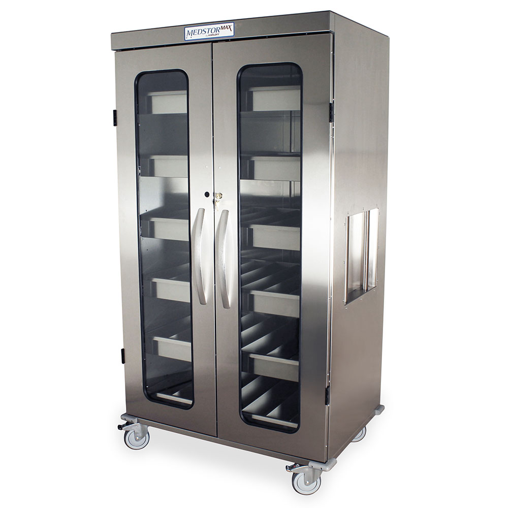 MSS-IOL1092 Stainless Steel IOL Cart - Quarter Left Closed