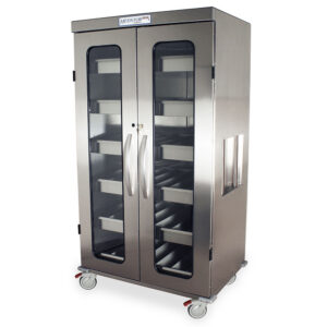 MSS-IOL1092 Stainless Steel IOL Cart - Quarter Left Closed